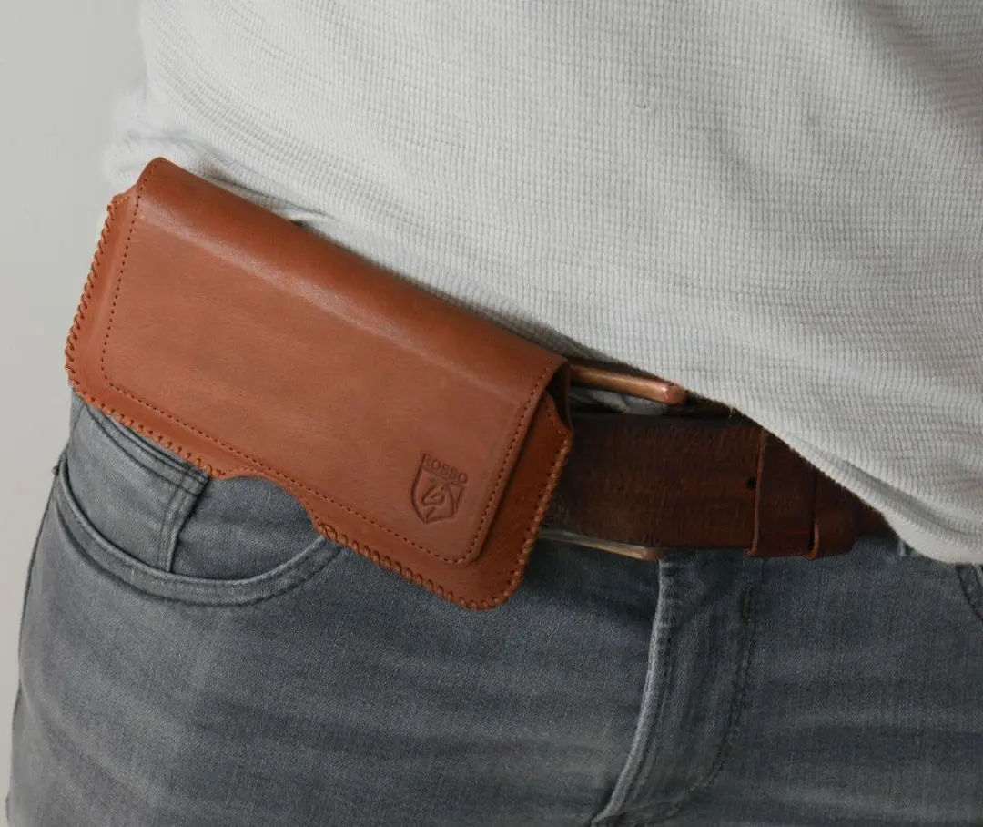 Rosso Deluxe Belt Case 57160 - Bruin - afbeelding 6 van 6