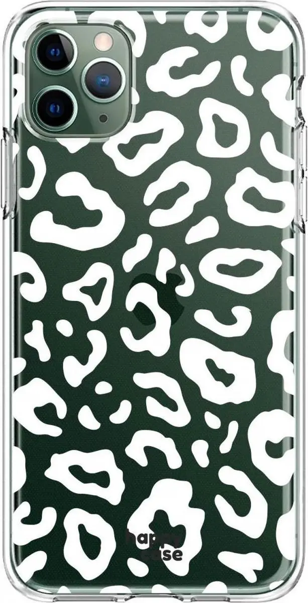 HappyCase iPhone 11 Pro Hoesje Flexibel TPU Luipaard Print