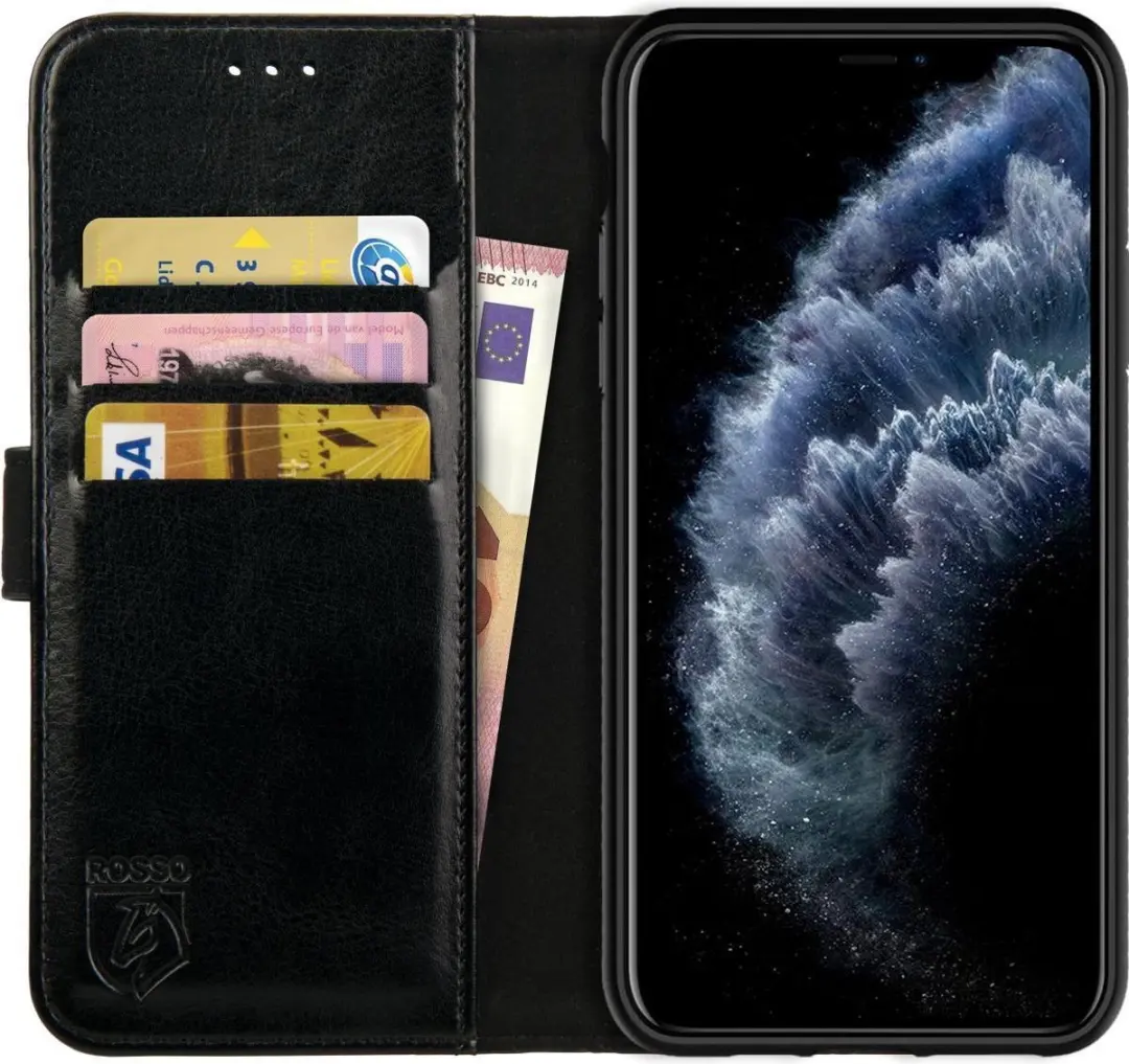 Rosso Element Book Case Wallet Hoesje Geschikt voor Apple iPhone 11 Pro Max
