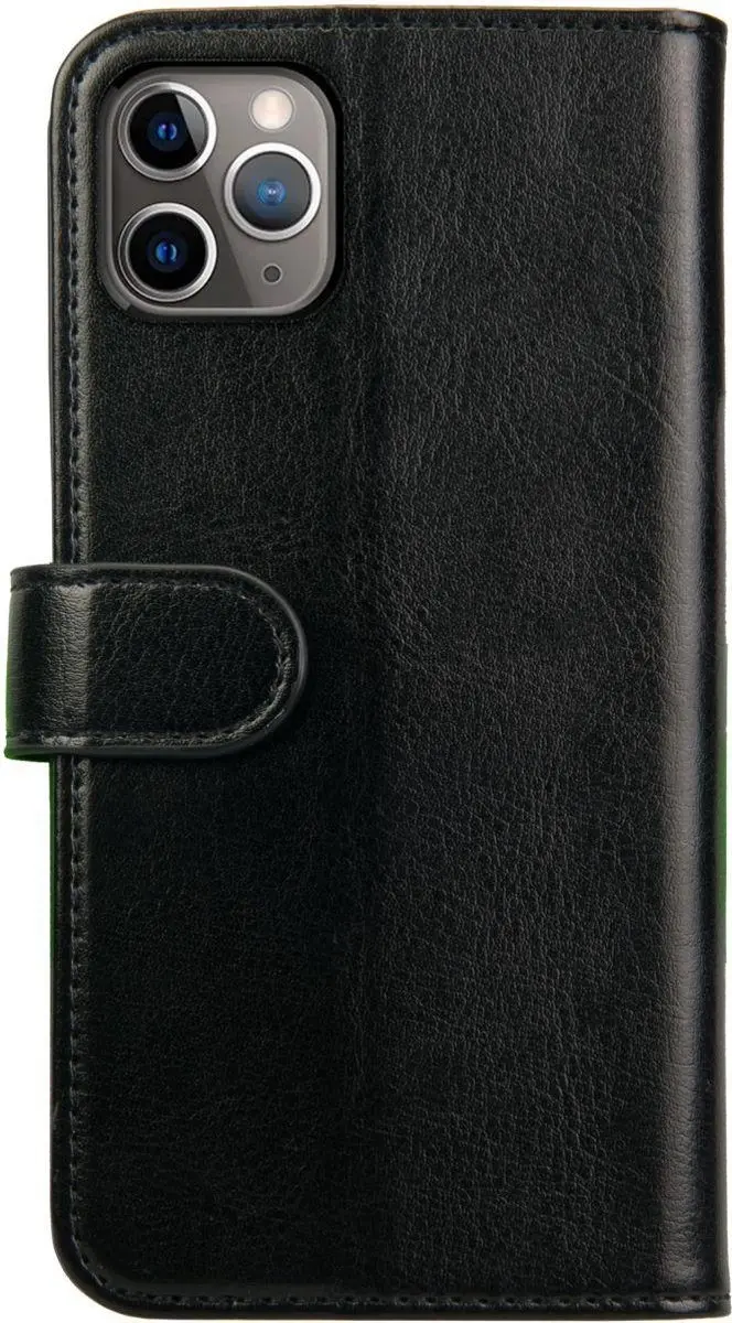 Rosso Element Book Case Wallet iPhone 11 Pro Max - 3 Pasjes - Zwart - afbeelding 6 van 6