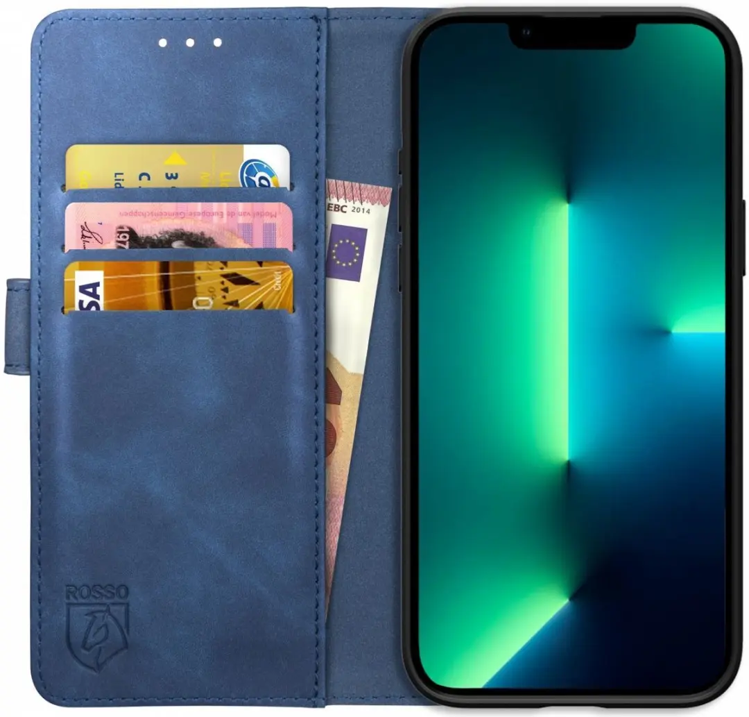 Rosso Element Book Case Wallet Hoesje Geschikt voor Apple iPhone 13 Pro Max