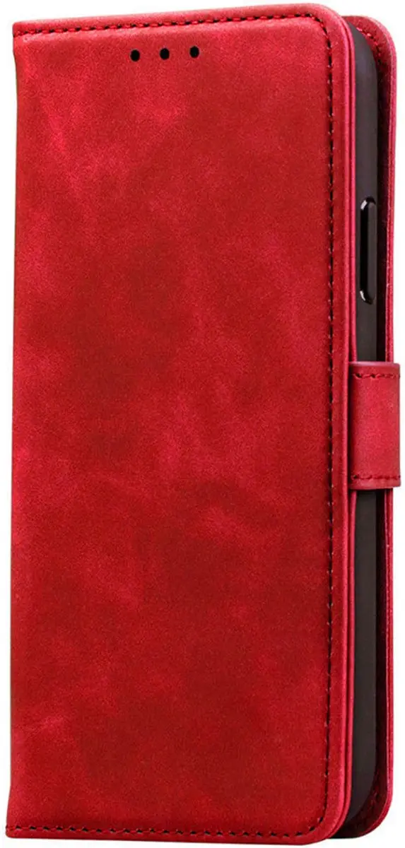Rosso Element Book Case Wallet iPhone 13 Pro - 3 Pasjes - Rood