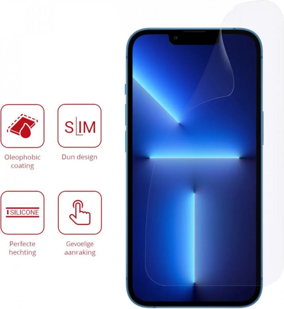Rosso Ultra Clear Screen Protector iPhone 13 Pro Max - 2 Stuks