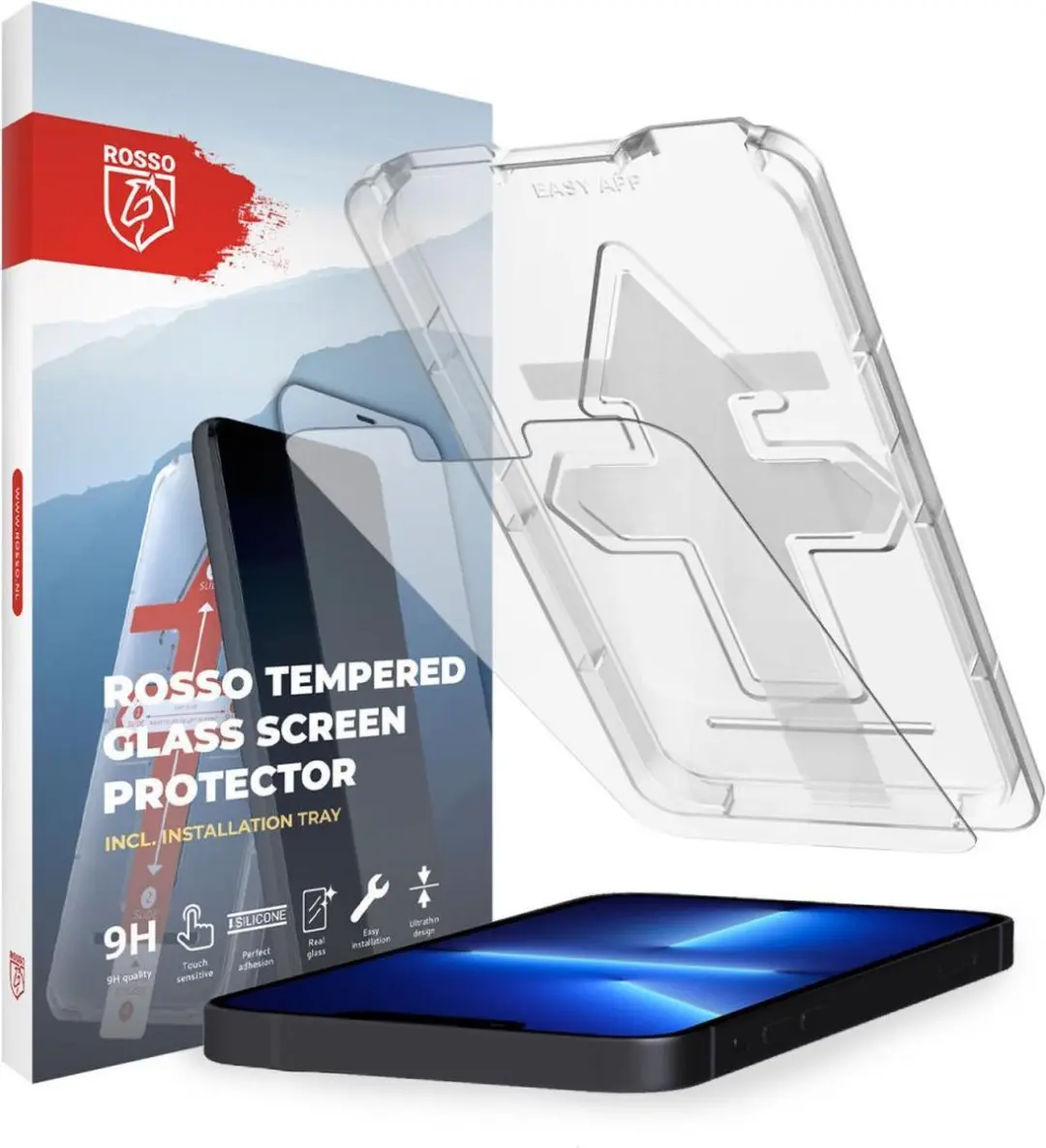 Rosso Screen Protector Geschikt voor Apple iPhone 13 Pro Max