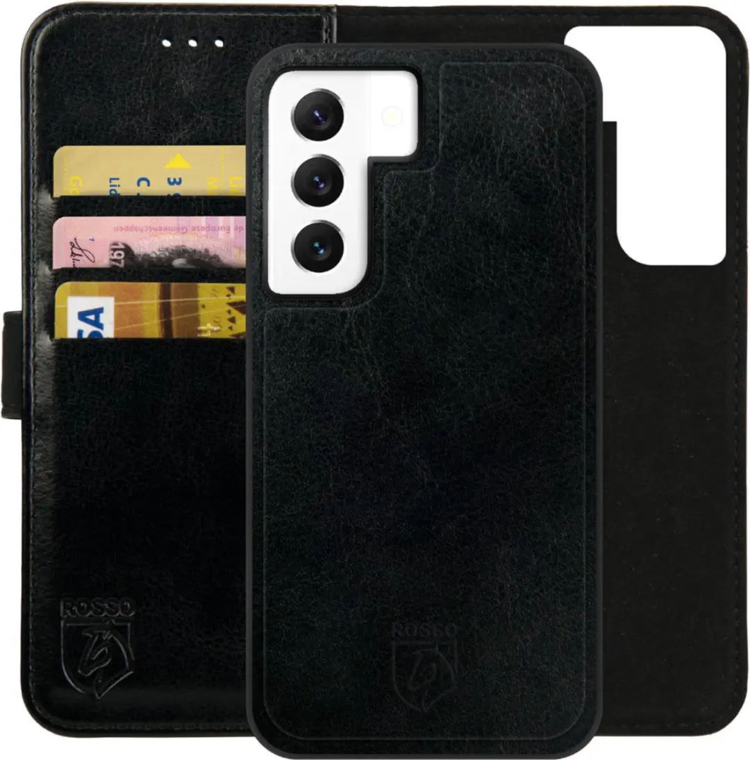 Rosso Element Uitneembaar 2-in-1 Hoesje Geschikt voor Samsung Galaxy S22