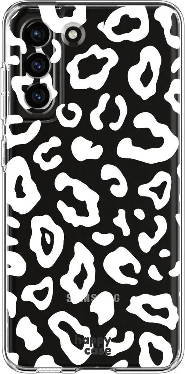 HappyCase Hoesje Flexibel TPU Luipaard Print Geschikt voor Samsung Galaxy S21 FE
