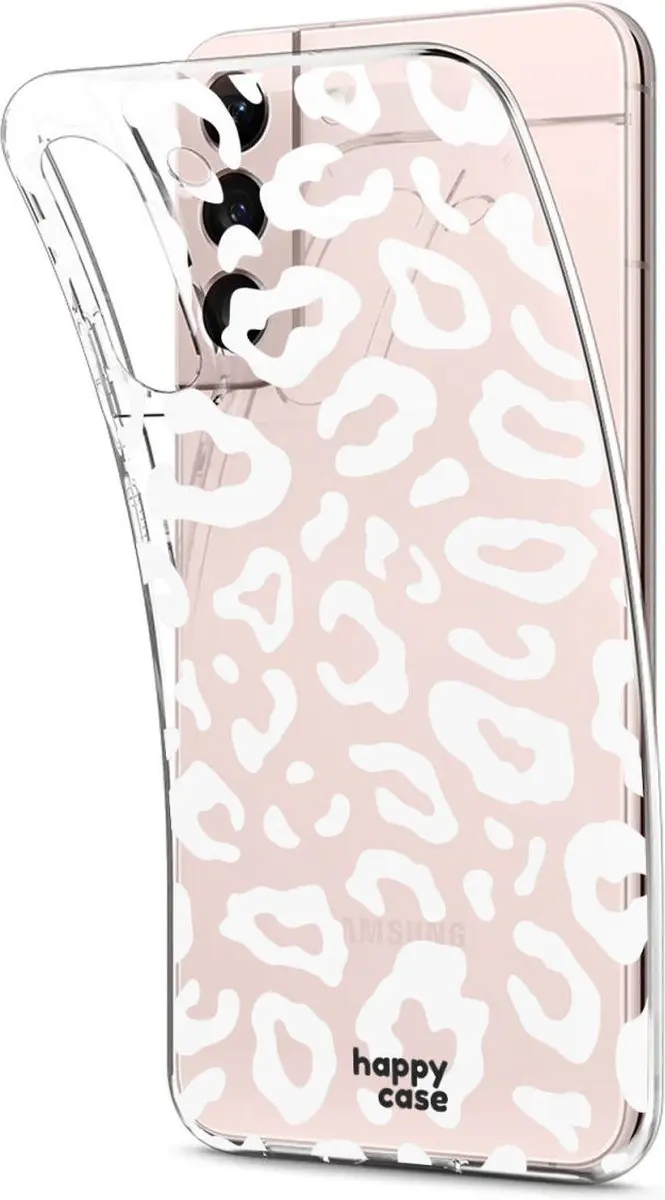 HappyCase Hoesje Flexibel TPU Luipaard - Samsung Galaxy S22
