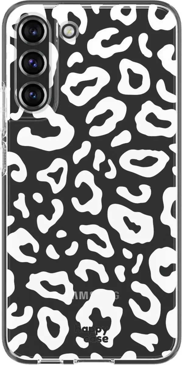 HappyCase Hoesje Flexibel TPU Luipaard Print Geschikt voor Samsung Galaxy S22