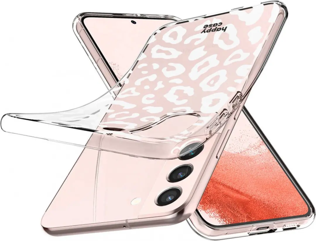 HappyCase Hoesje Flexibel TPU Luipaard - Samsung Galaxy S22