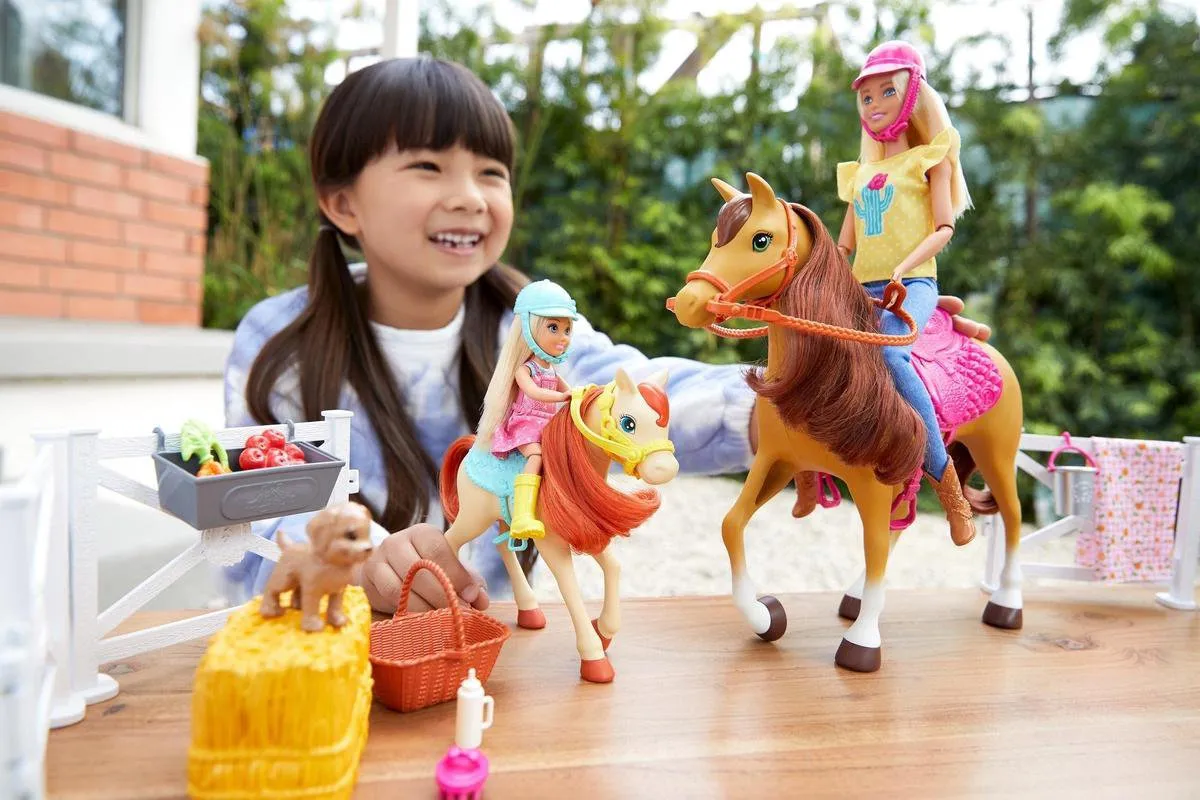 Barbie Paard & Pony FXH15 - Multi Color - afbeelding 6 van 6