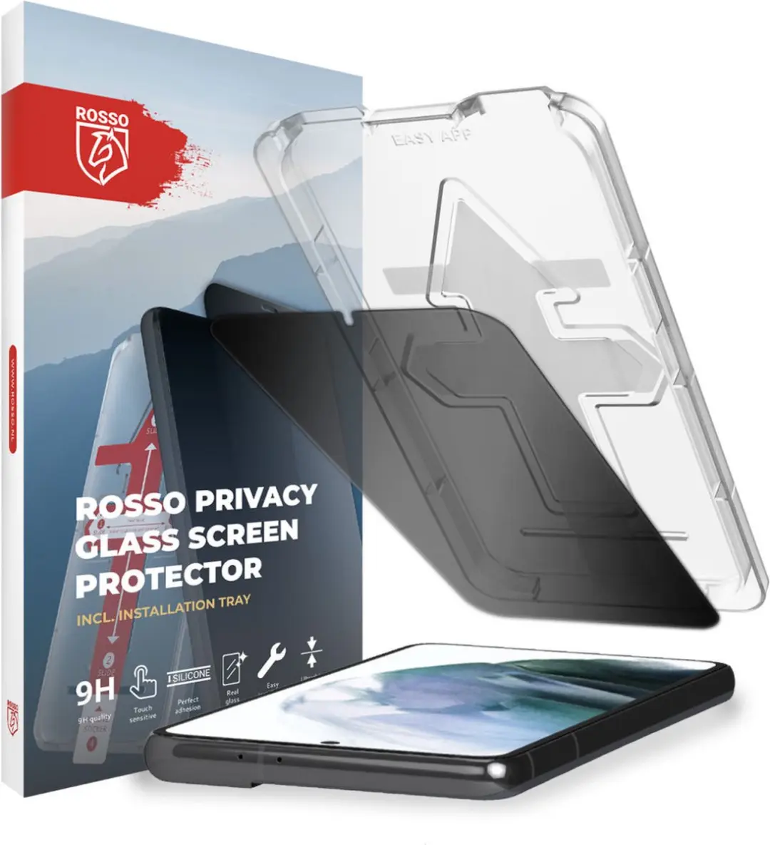 Rosso Privacy Screen Protector Geschikt voor de Samsung Galaxy S21 Plus