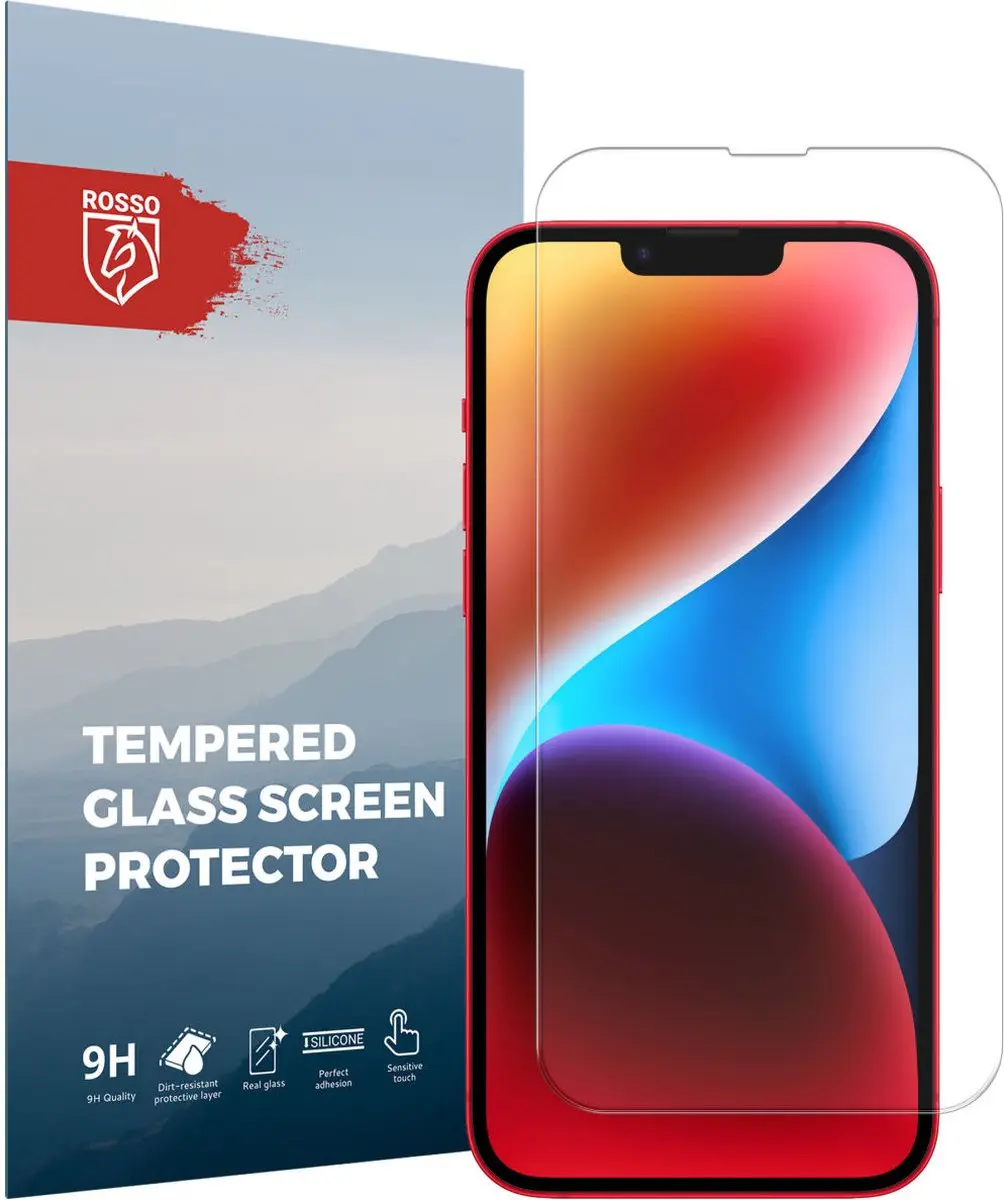 Rosso 9H Tempered Glass Screen Protector Geschikt voor Apple iPhone 14 Plus