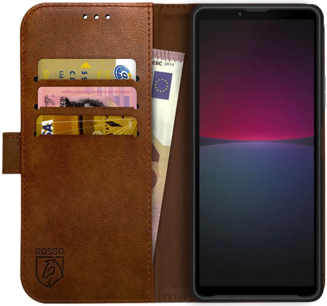 Rosso Element Book Case Wallet Hoesje Geschikt voor Sony Xperia 10 IV
