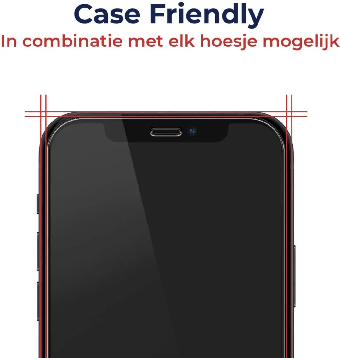 Rosso iPhone 12/12 Pro Privacy Glas - Installatieset - afbeelding 6 van 6
