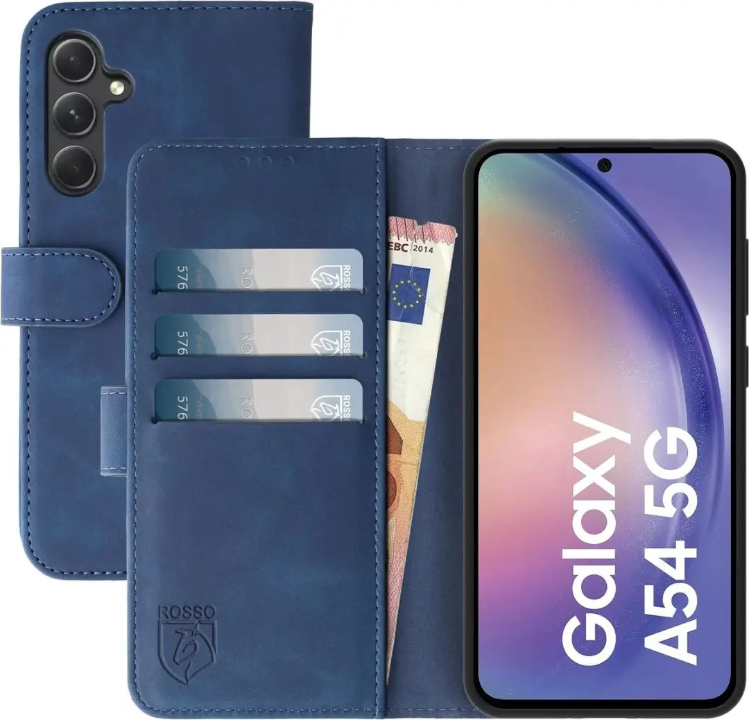Rosso Element Book Case Wallet Hoesje Geschikt voor Samsung Galaxy A54