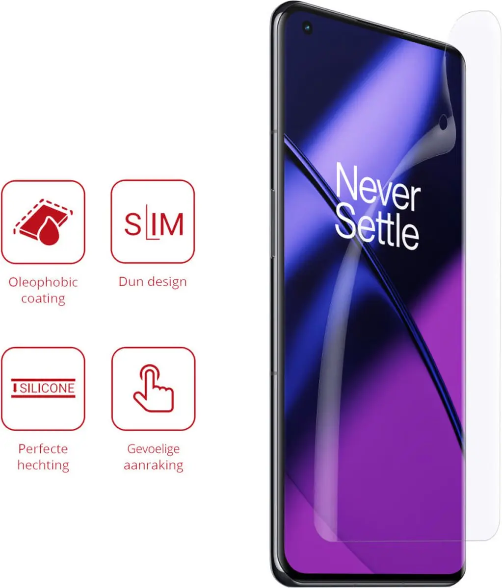 Rosso Screen Protector Ultra Clear 2 Stuks - OnePlus 11