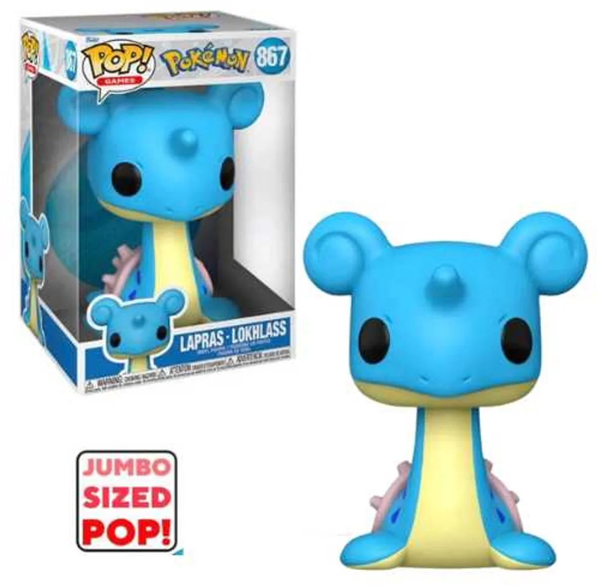 Funko Pop! Pokémon Lapras Jumbo 25cm - Blauw - afbeelding 6 van 6