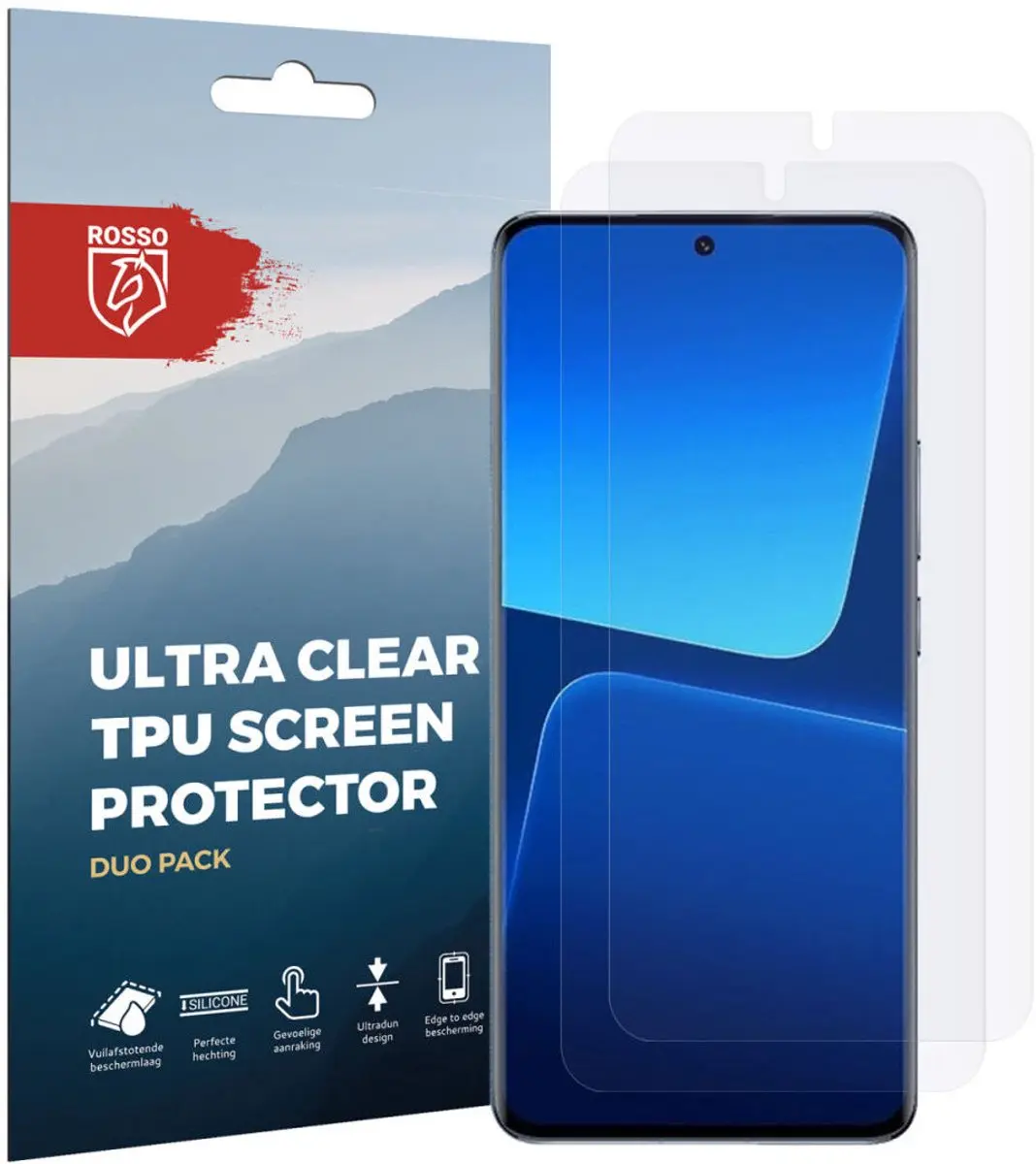 Rosso Screen Protector Ultra Clear voor Xiaomi 13 Pro - 2 Stuks