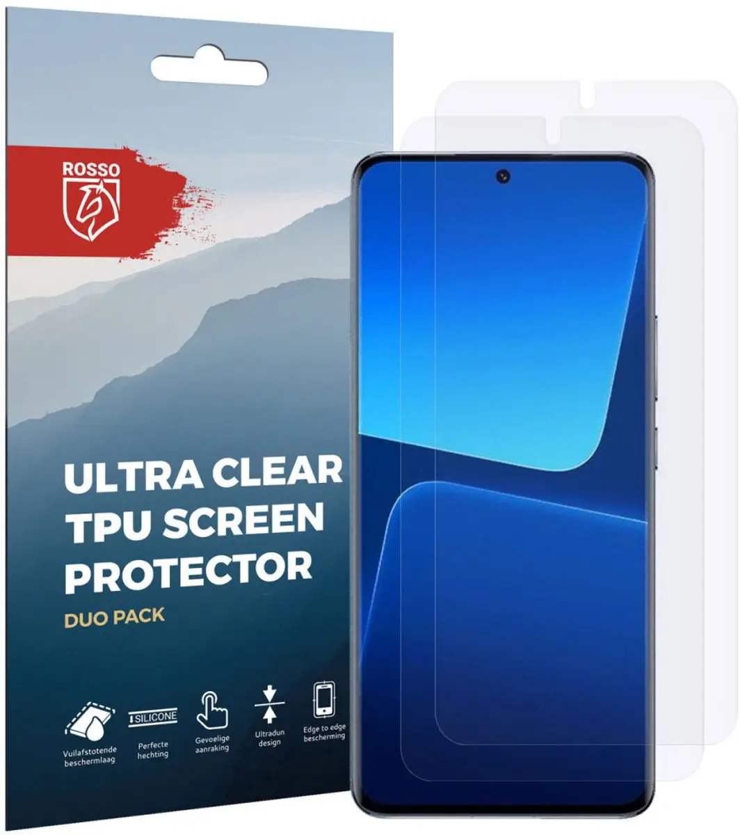 Rosso Screen Protector Ultra Clear voor Xiaomi 13 Pro - 2 Stuks