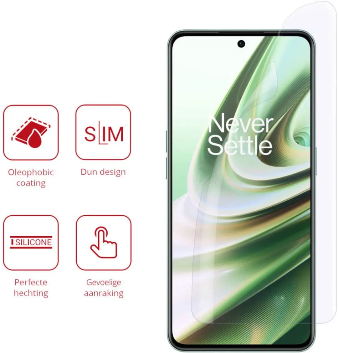 Rosso Screen Protector Ultra Clear voor OnePlus Nord CE 3 - 2 Stuks