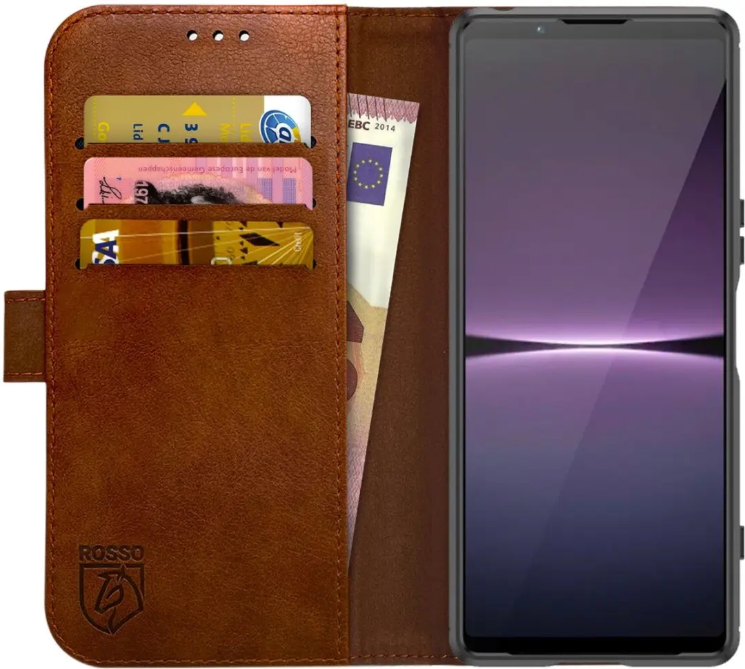 Rosso Element Book Case Wallet Hoesje Geschikt voor Sony Xperia 1 V