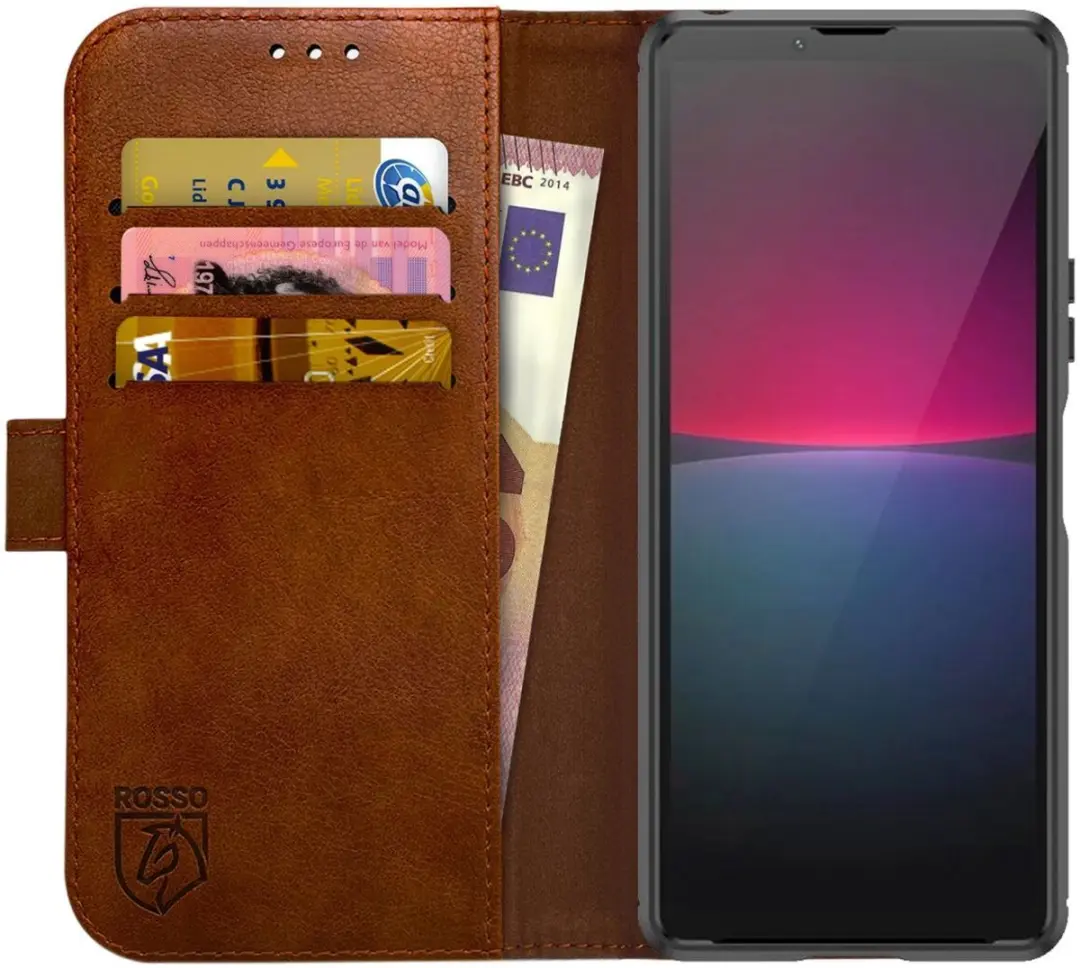 Rosso Element Book Case Wallet Hoesje Geschikt voor Sony Xperia 10 V