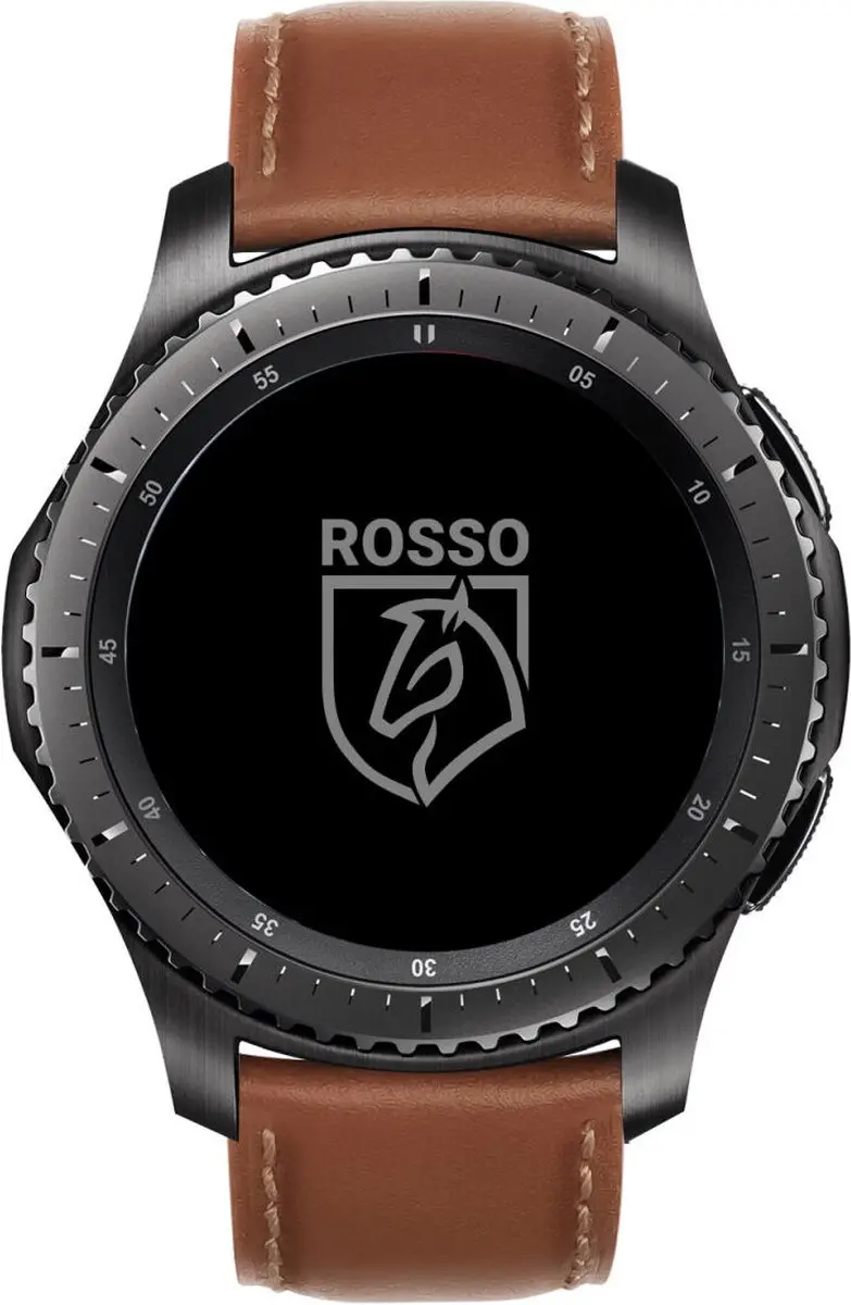 Rosso Deluxe Horlogeband 22mm - Echt Leer Bruin
