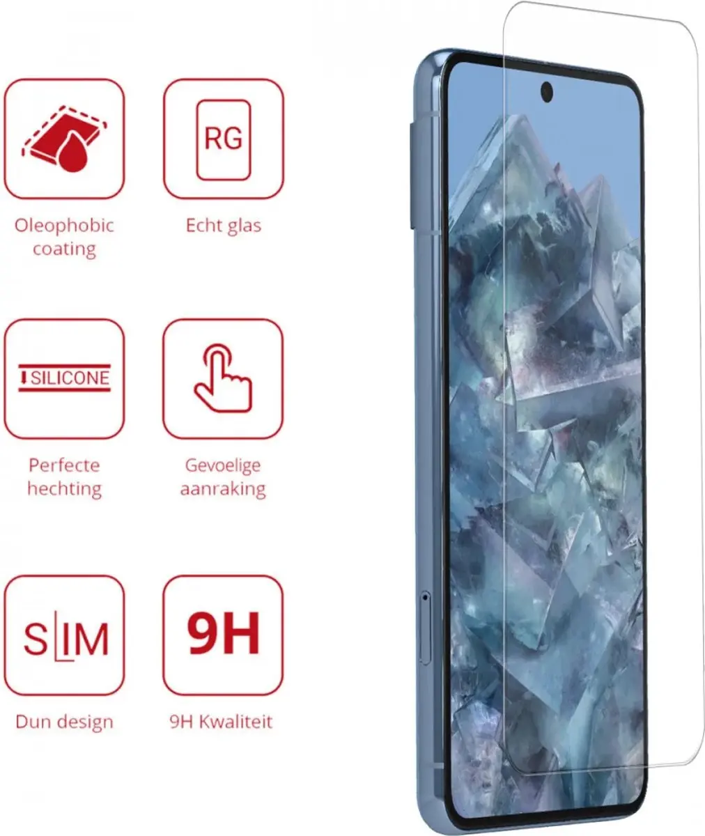 Rosso 9H Tempered Glass Screen Protector Google Pixel 8 Pro