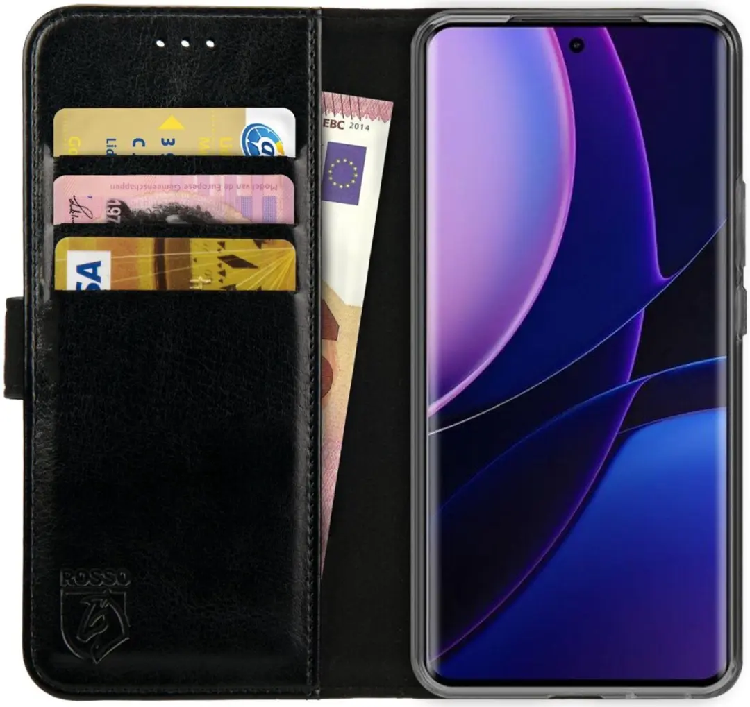 Rosso Element Book Case Wallet Hoesje Geschikt voor Motorola Edge 40
