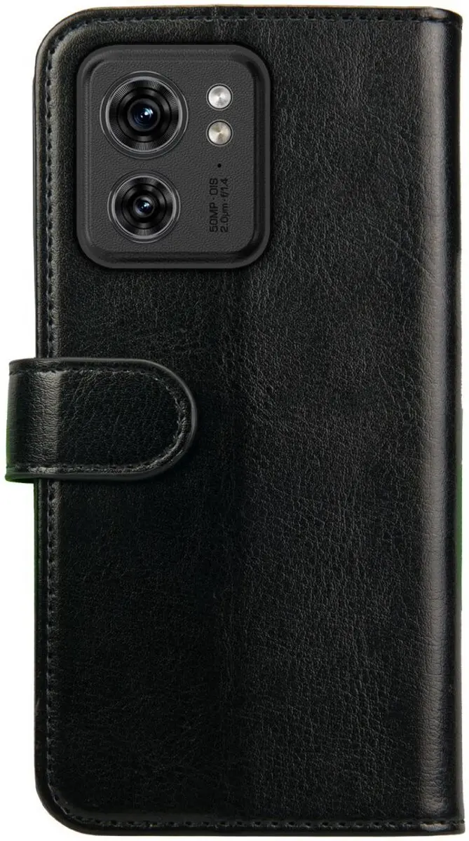 Rosso Element Book Case Wallet Motorola Edge 40 - 3 Pasjes - Zwart