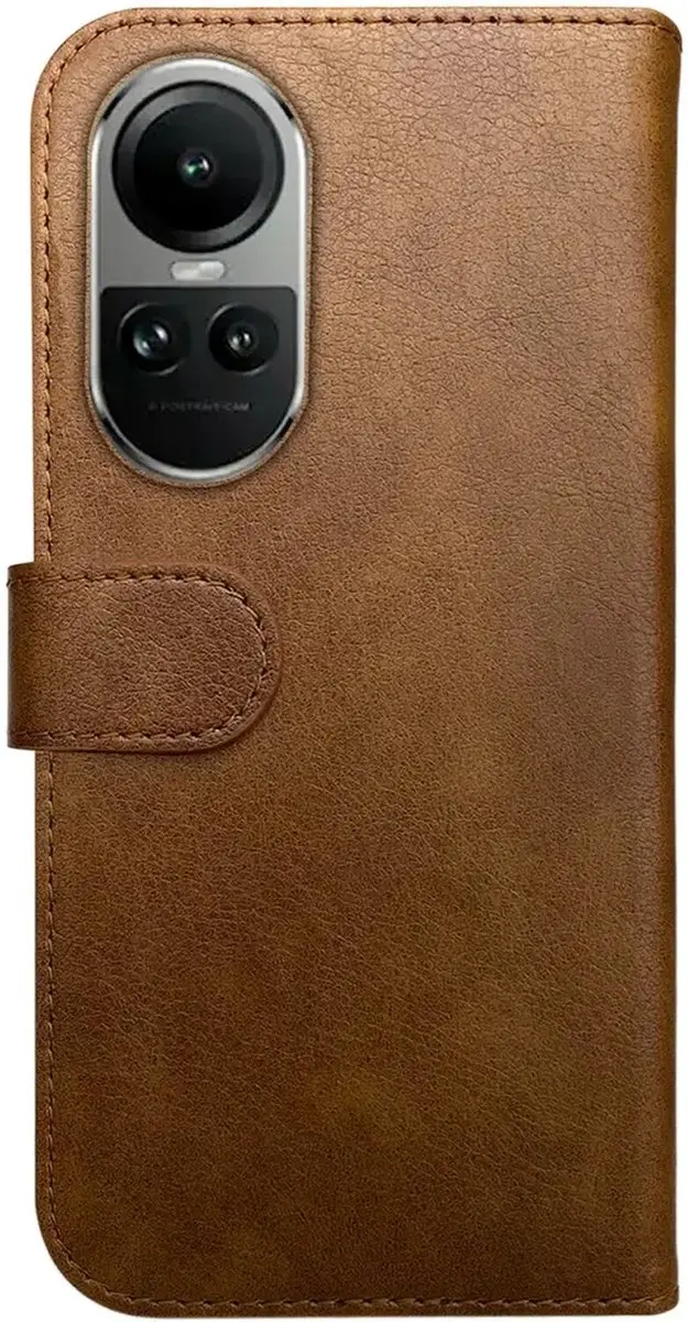 Rosso Element Book Case Wallet Oppo Reno 10 Pro - 3 Pasjes - Bruin