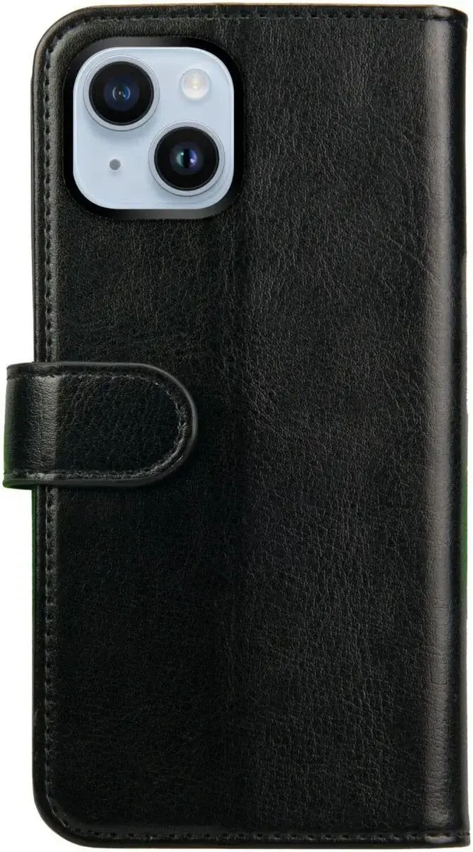 Rosso Element 2-in-1 Hoesje iPhone 15 Plus - 3 Pasjes - Zwart