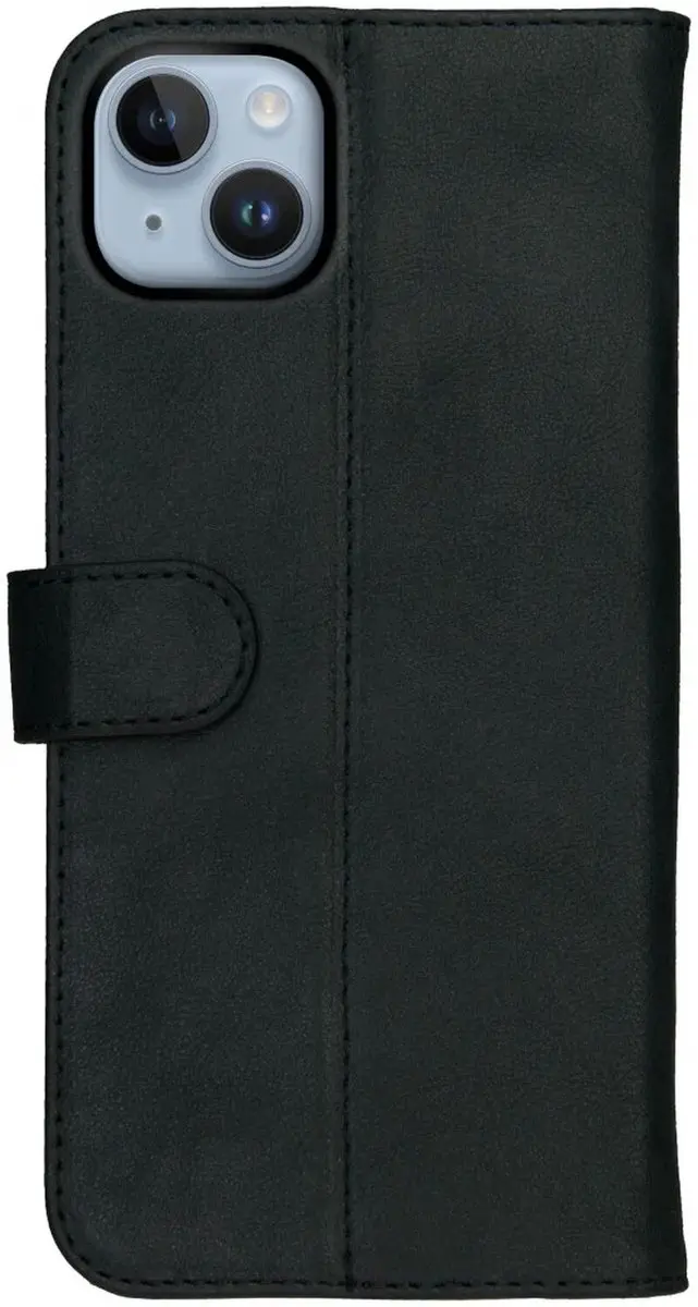 Rosso Deluxe Book Case iPhone 15 Plus - 3 Pasjes - Zwart