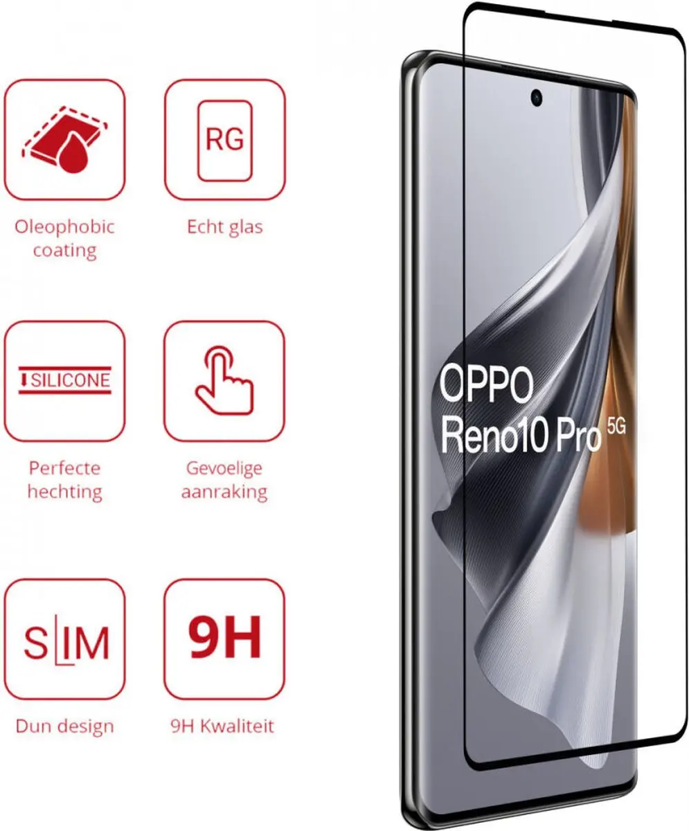 Rosso 9H Tempered Glass Screen Protector Oppo Reno 10 Pro