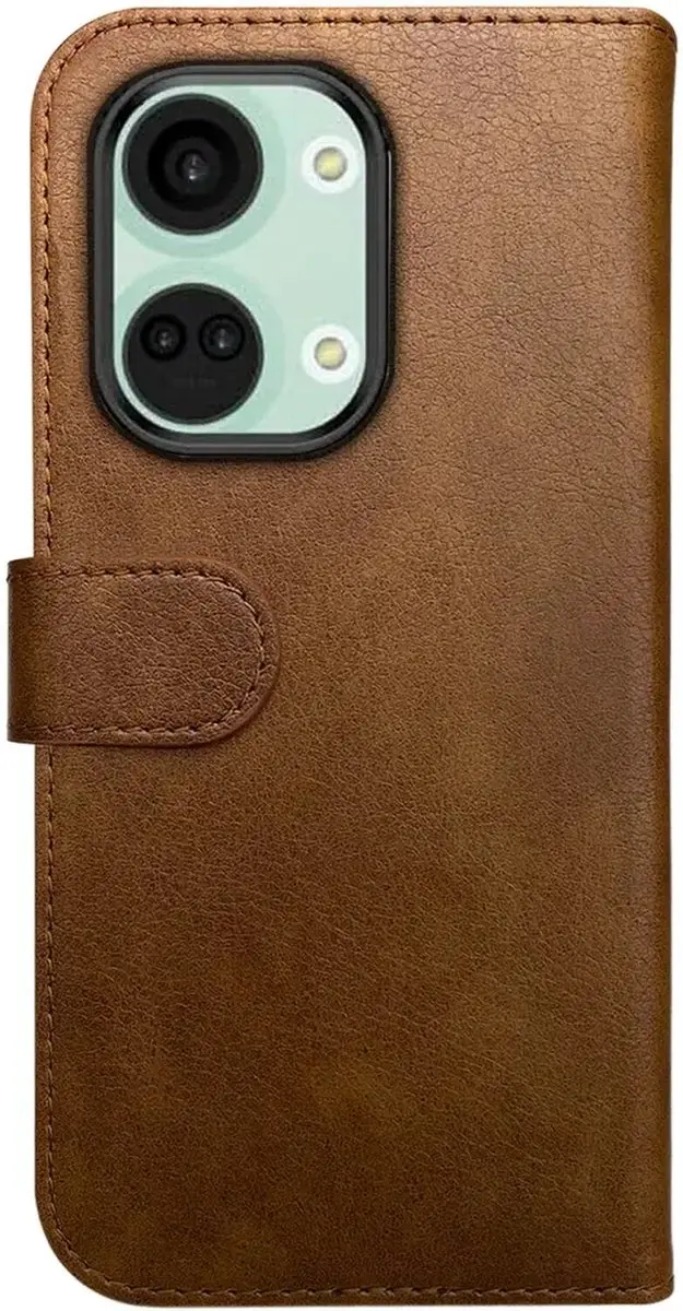 Rosso Element Book Case Wallet OnePlus Nord 3 - 3 Pasjes - Bruin