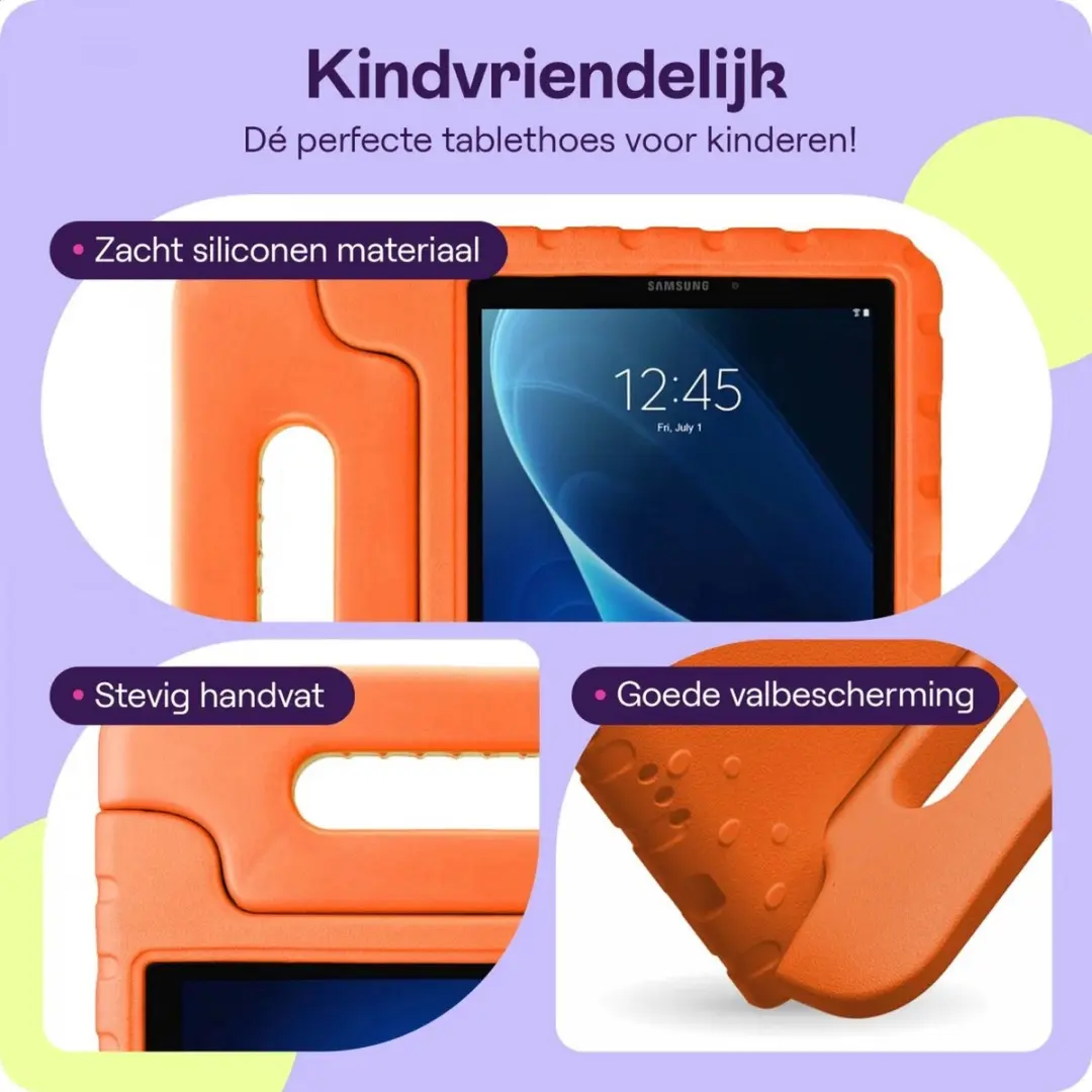 HappyCase Kinderhoes Samsung Galaxy Tab A 10.1 (2016) - Oranje