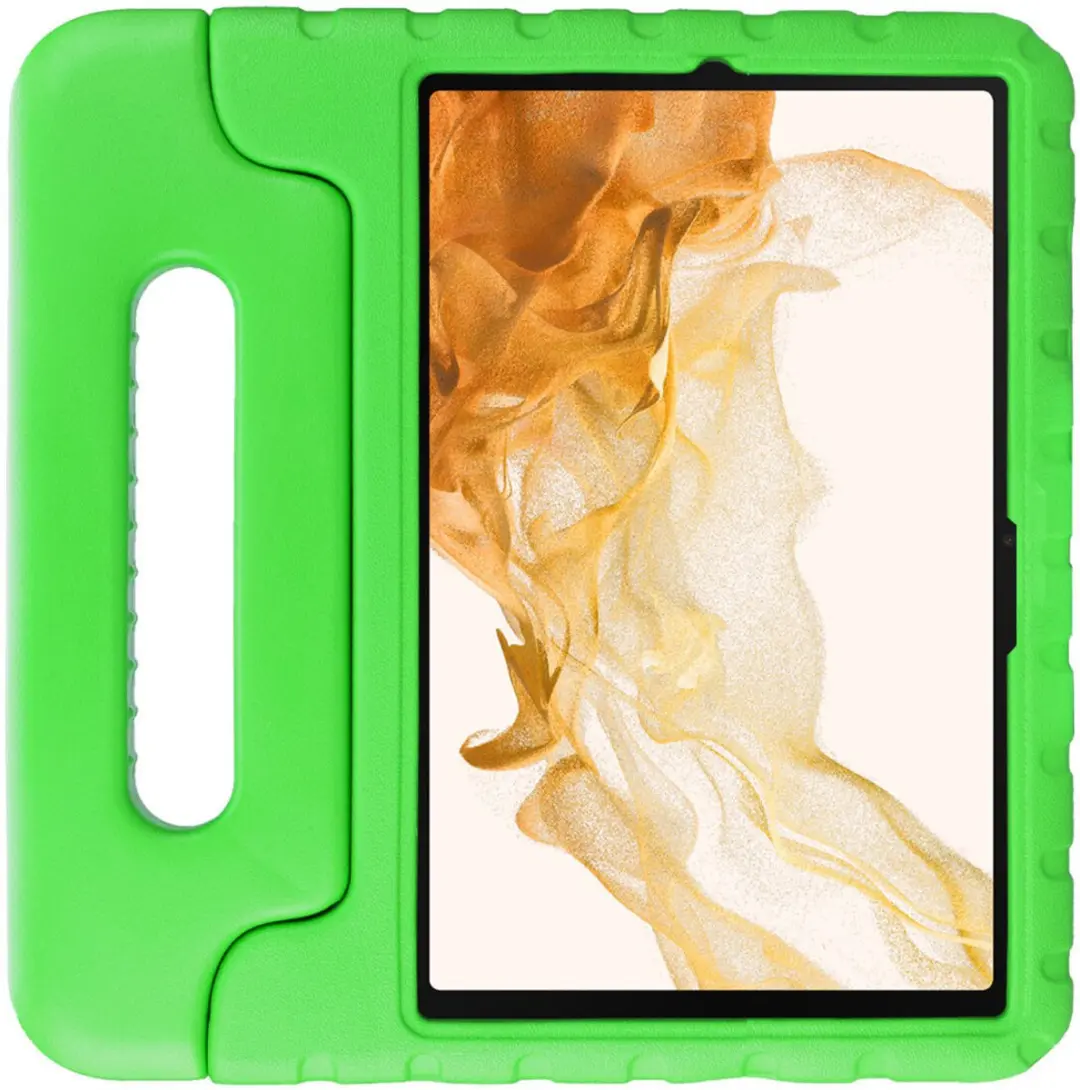 HappyCase Kinder Tablethoes Samsung Galaxy Tab S7/S8 - 11 Inch - Groen