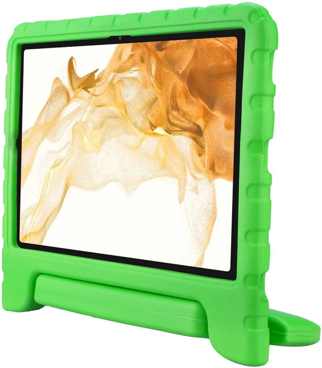 HappyCase Kinder Tablethoes Samsung Galaxy Tab S7/S8 - 11 Inch - Groen