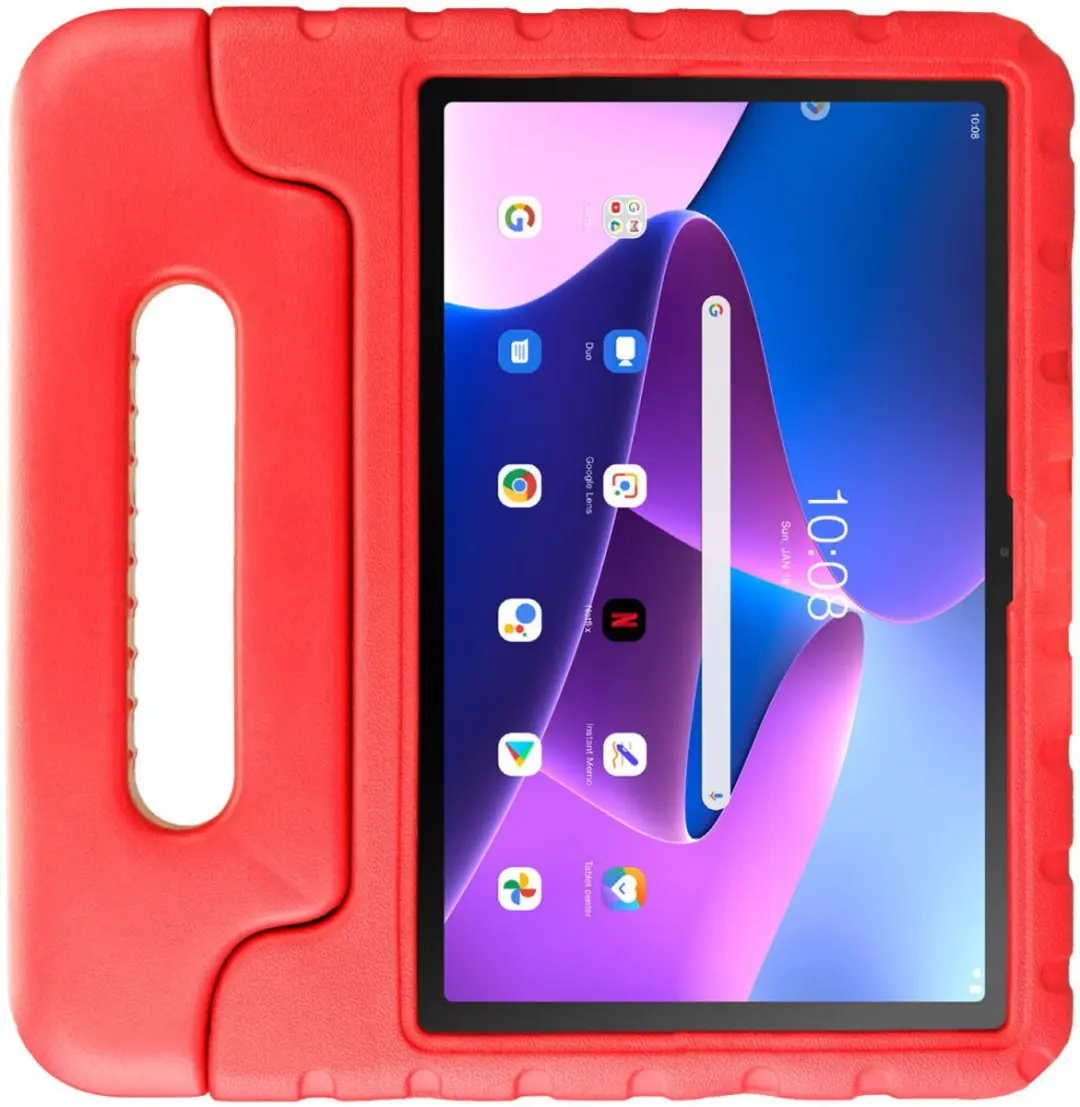 HappyCase Kinderhoes Lenovo Tab M10 Plus Gen 3 - 10.6" - Rood