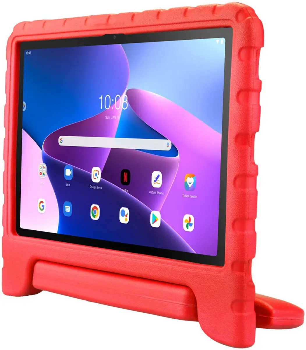 HappyCase Kinderhoes Lenovo Tab M10 Plus Gen 3 - 10.6" - Rood