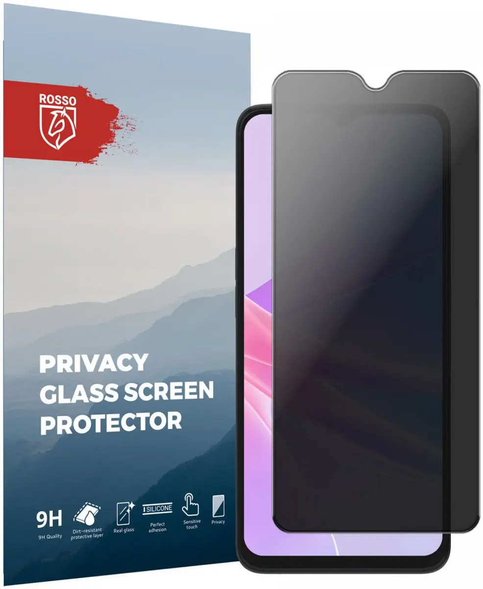 Rosso Privacy Screen Protector Geschikt voor de Oppo A58 5G / A78 5G