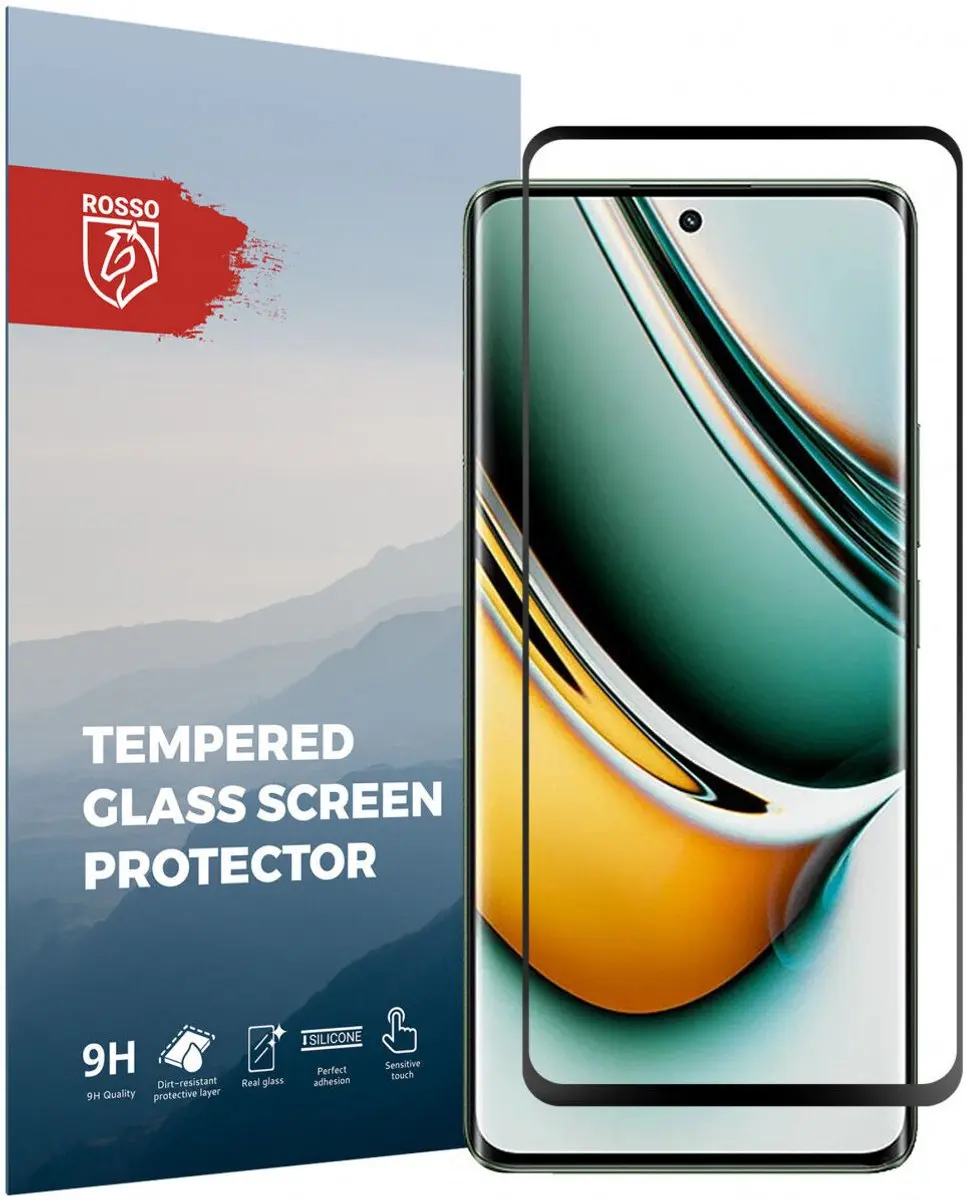 Rosso 9H Tempered Glass Screen Protector Geschikt voor Realme 11 Pro