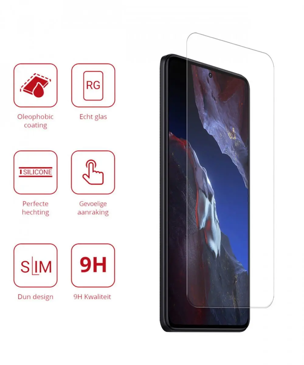 Rosso 9H Tempered Glass Screen Protector Xiaomi Poco F5 Pro