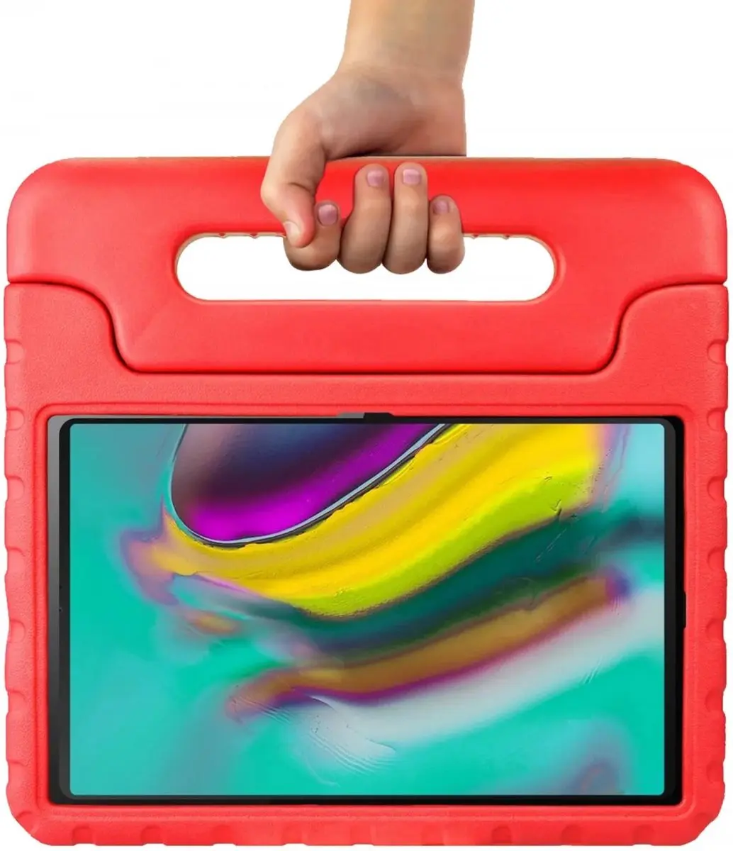 HappyCase Kinder Tablethoes Samsung Galaxy Tab S5e - 10.5" - Rood