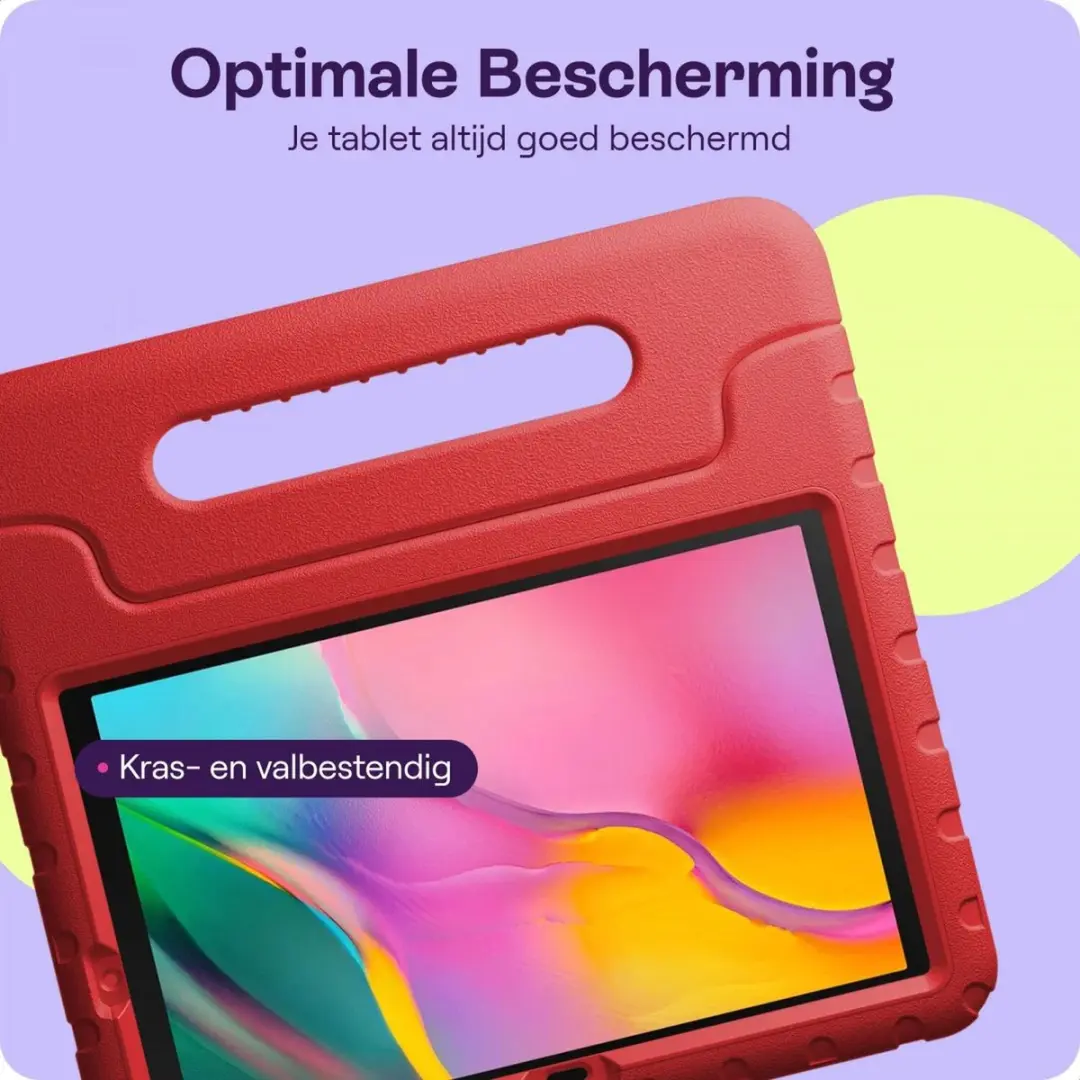 HappyCase Kinder Tablethoes Samsung Galaxy Tab S5e - 10.5" - Rood