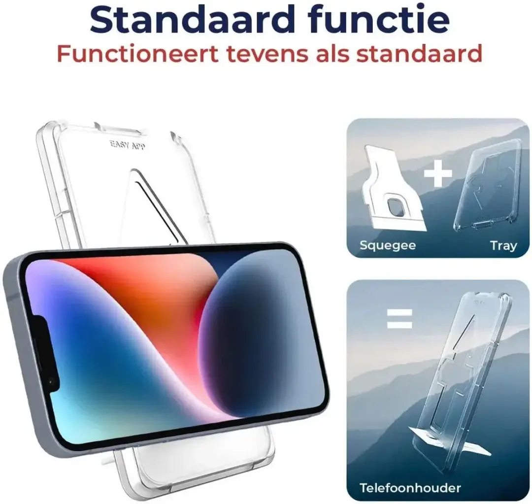 Rosso Privacy Screen Protector iPhone 15 Plus - 9H Glas - Anti Spy