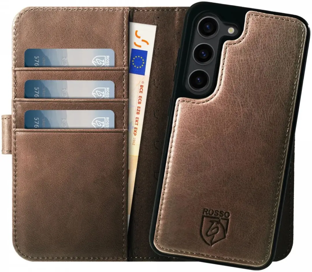 Rosso Elite Hoesje Geschikt voor Samsung Galaxy S23