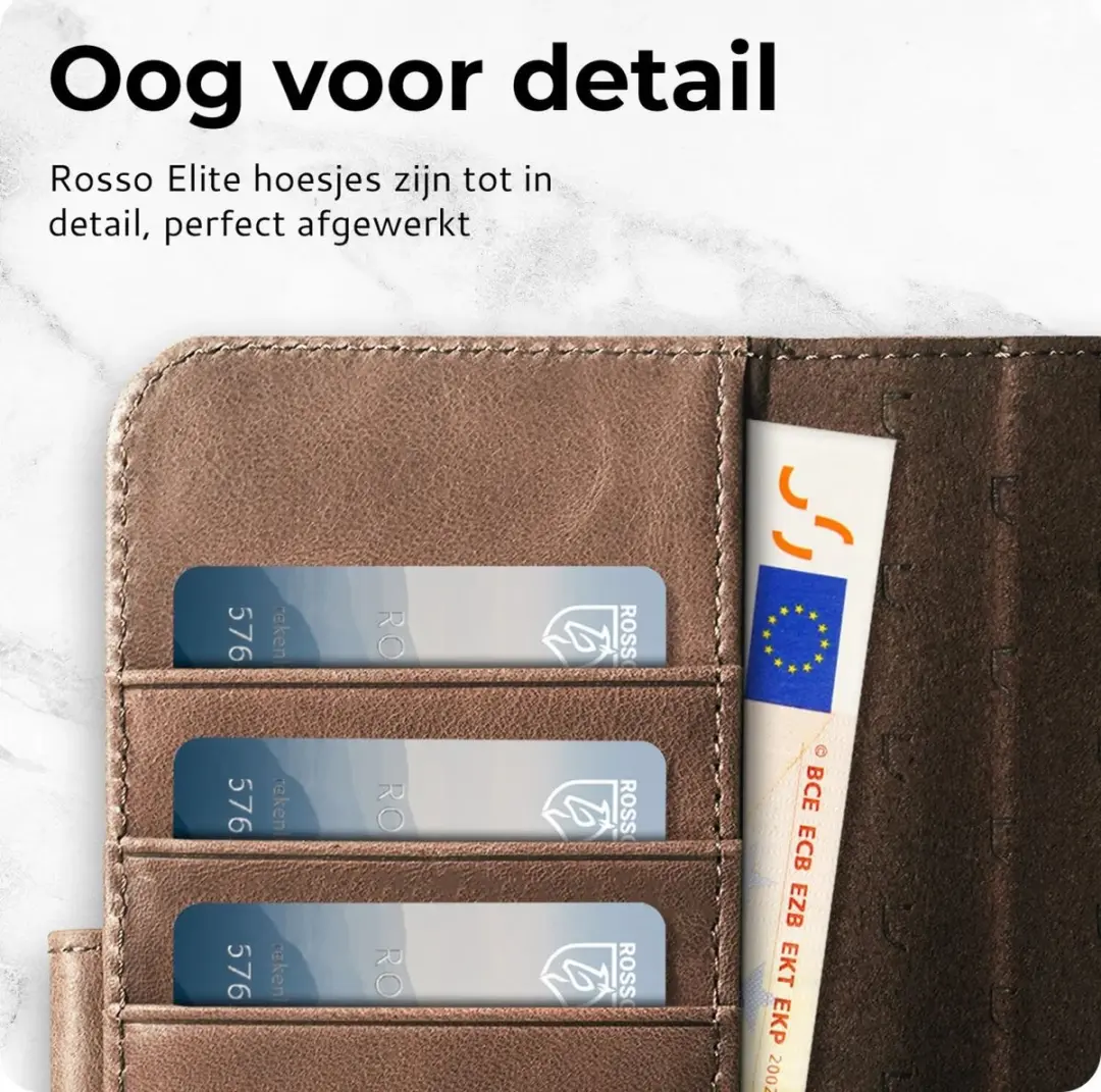 Rosso Elite 173780 Hoesje Samsung Galaxy S23 - Bruin