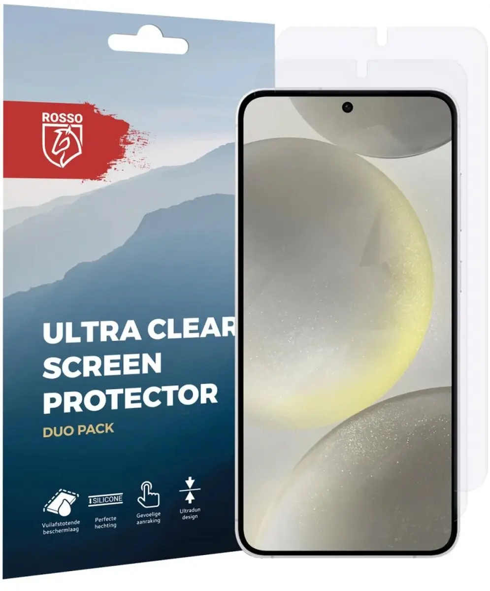 Rosso Screen Protector Ultra Clear - Samsung Galaxy S24 Plus - 2 Stuks