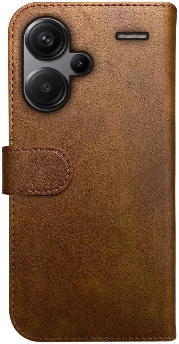 Rosso Element Hoesje 180452 Xiaomi Redmi Note 13 Pro+ - 3 Pasjes - Bruin